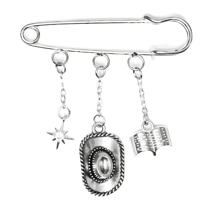 Cowboy hat snapcharm silver edition. Featuring western romance books with a cowboyhat charm, stars and a book
