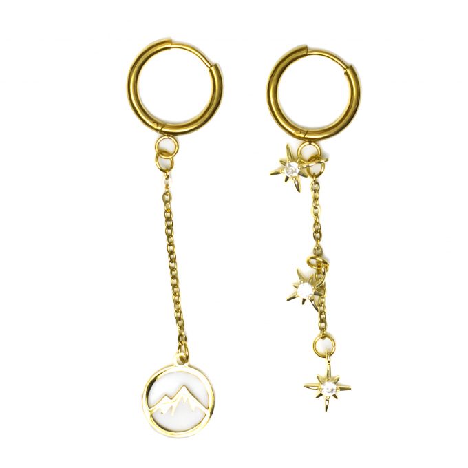 Golden velaris earrings