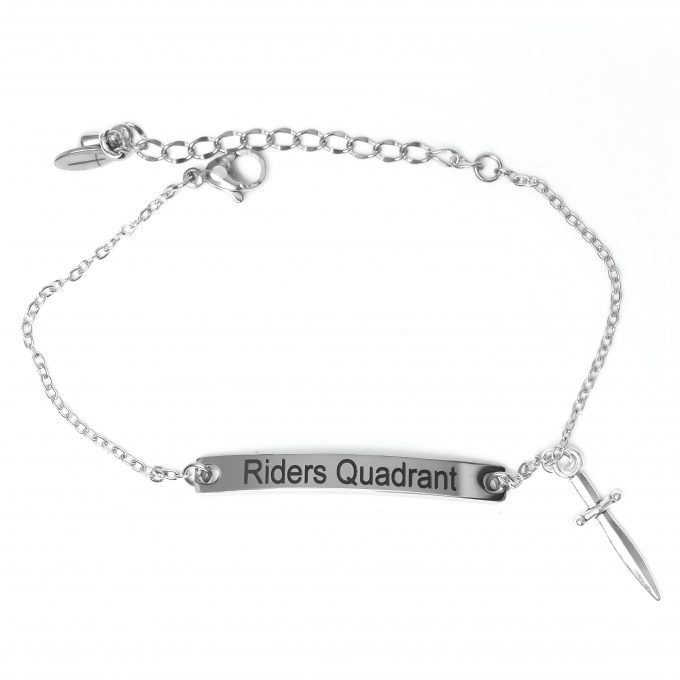 Bracelet with Riders quadrant engravement and a dagger